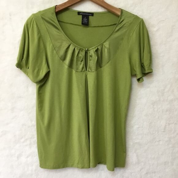 Kenneth Cole Green Short Sleeve Shirt - Picture 2 of 14